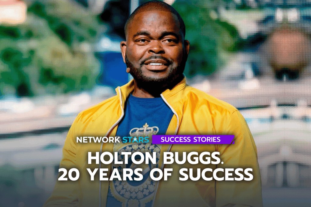 Holton Buggs, featured in Network Stars success-story portrait