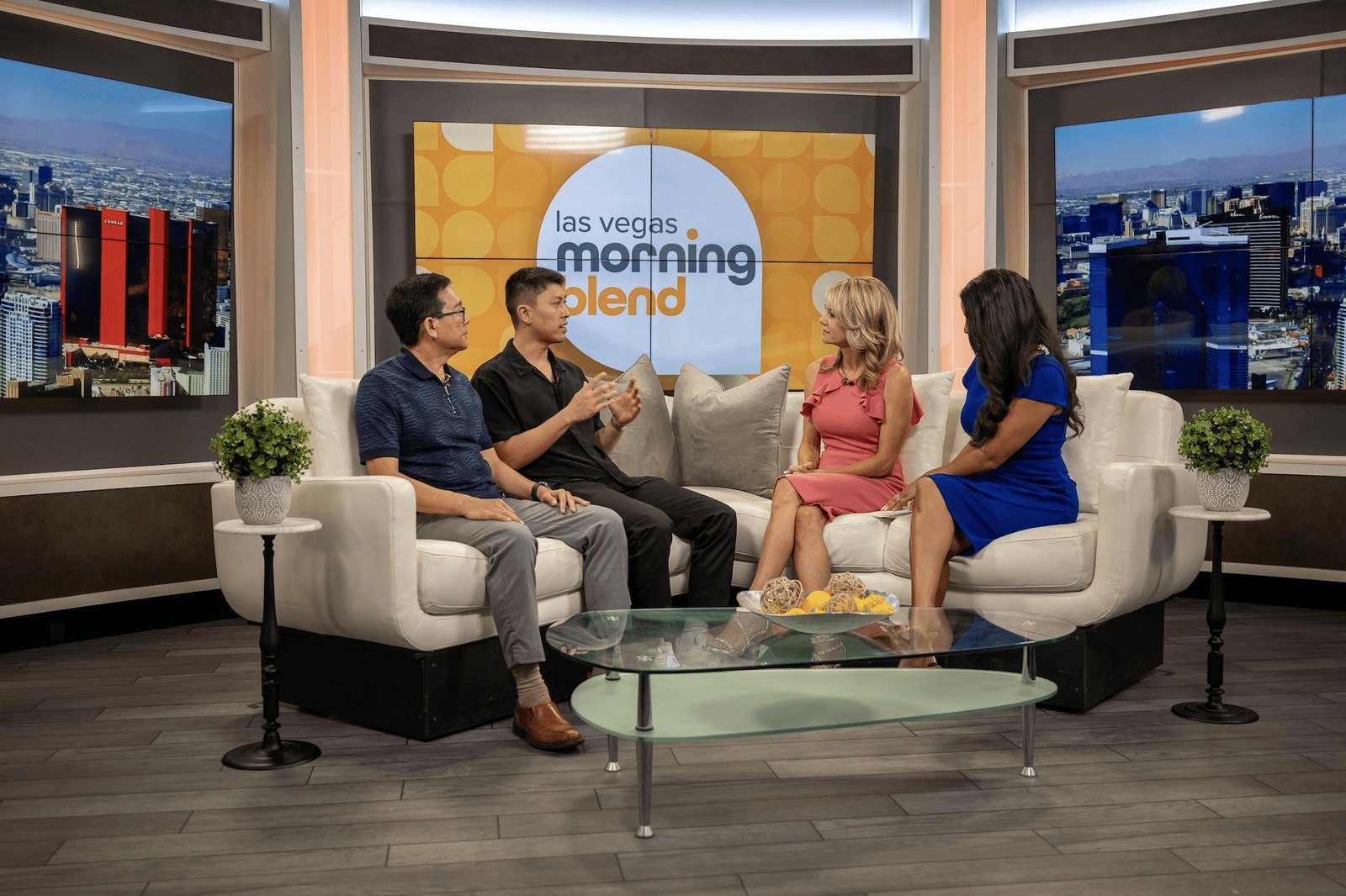 Tim and Tom Luong as guests on Las Vegas Morning Blend